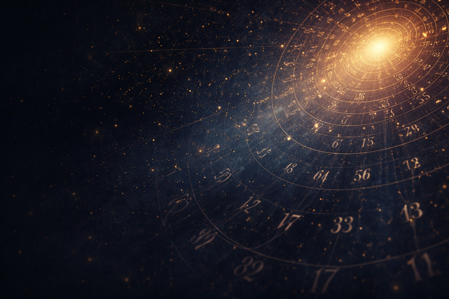 Cosmic numerology map with life path numbers — Soul Aura personalized reading